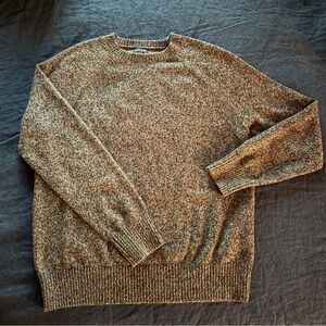 J. Crew Men's Heathered Gray Crewneck Sweater